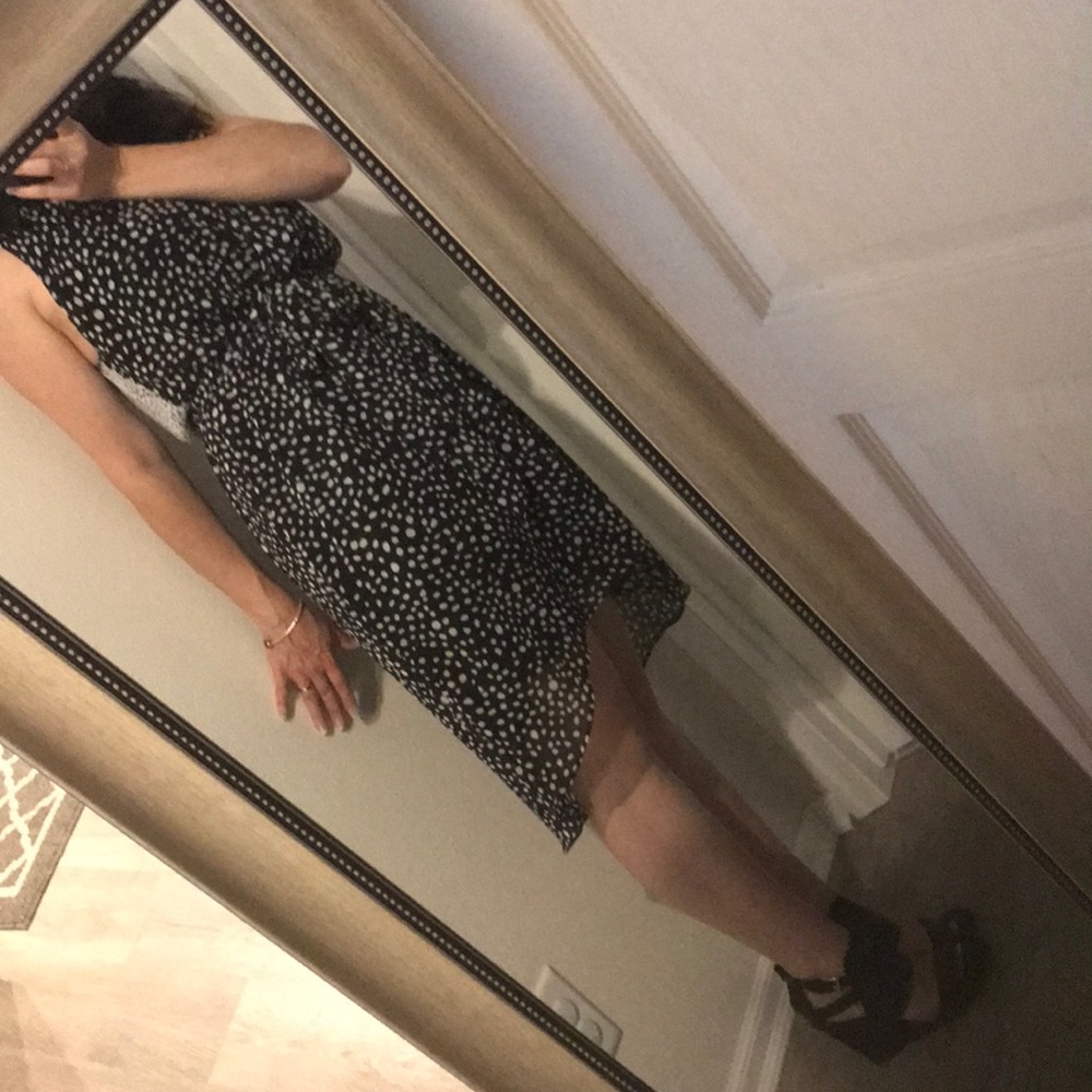 Express Polka Dot Dress